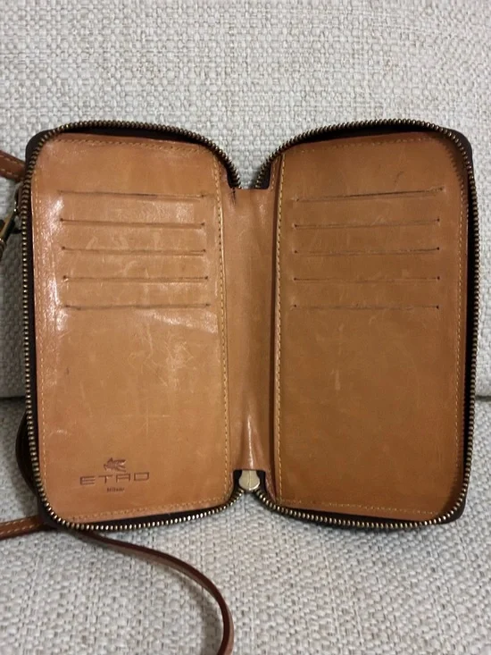 Etro paisley vintage compact   crossbody bag w/ small phone case - Picture 4 of 16